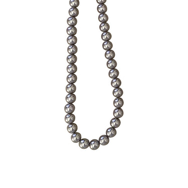 Grey Pearls Beaded Necklace