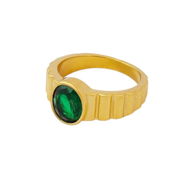 Verdora Zircon Ring | 18K Plated