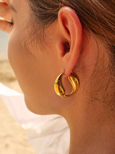 Yin Yan Earrings | 18K Plated