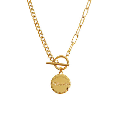 To My Love Necklace (Beloved Engraved) | 18K Plated