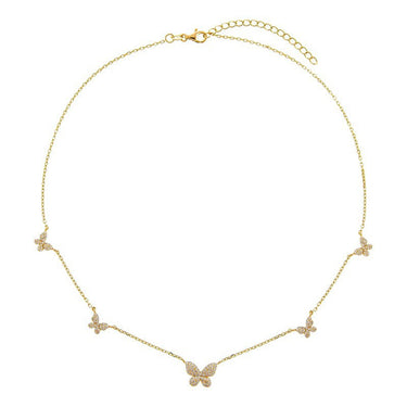 Aisha Butterfly Necklace | 18K Plated