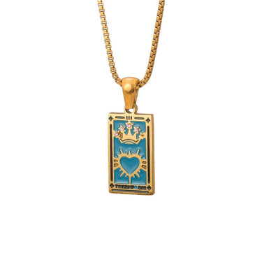 The Empress Tarot Pendant | 18K Plated