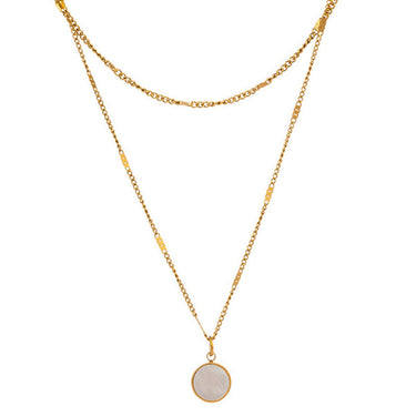 Opal Layered Pendant