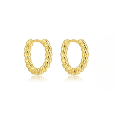 Twisted Hoops | 18K Plated