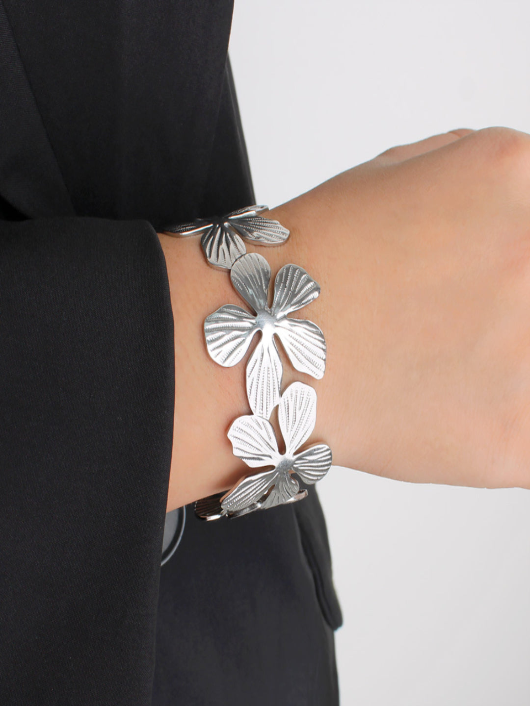 Alba Floral Cuff | 18K Plated