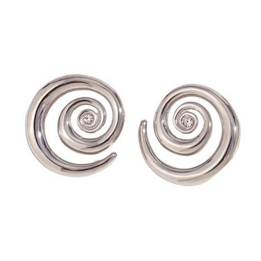 Paige Spiral Earrings | 18K Plated