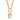 Mira Bead Pendant Necklace | 18K Gold Plated Aurelia O-Link Chain Pearl Drop Necklace | 18K Gold Plated