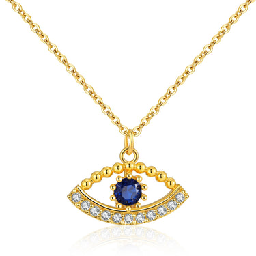 Alayna Evil Eye Pendant | 18K Plated