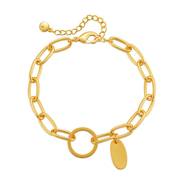 Miley Link Bracelet | 18K Plated
