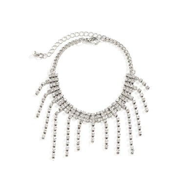 Tassel Rhine Stone Anklet (single)