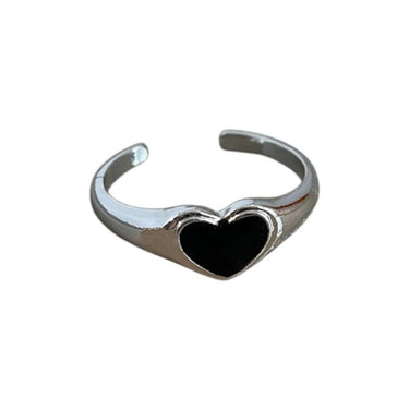 Midnight Heartbeat Ring |14K Plated