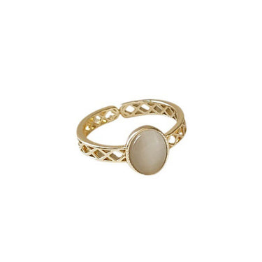 Lunar Frost Adjustable Ring