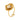 Ocean Whisper Pearl Shell Ring | 18K Gold Plated