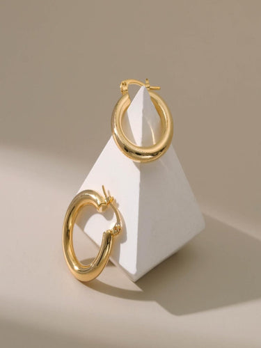 Brooks Hoops | 18K Plated