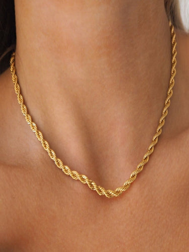 Lisa 3mm Rope Chain Necklace