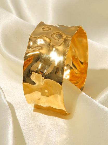 Diva Hammered Cuff | 18K Plated