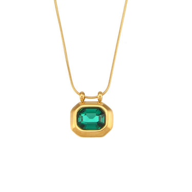 Charlotte Zircon Pendant | 18K Plated