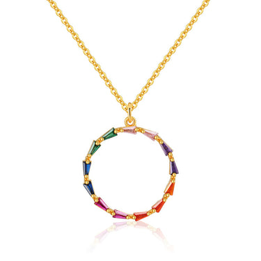 Cira Zircon Pendant | 18K Plated