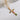 Saira Cross Chain Necklace Pendant | 18K Gold Plated