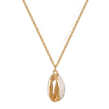 Beach Shell Pendant | 18K Plated