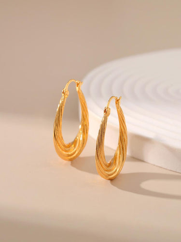 Sydney Hoops | 18K Plated