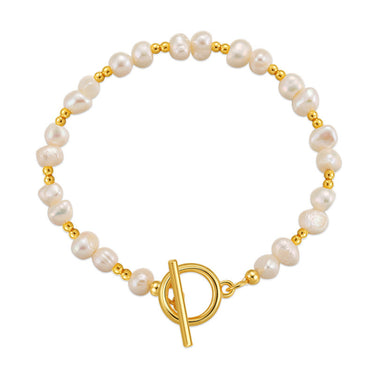 Margot Pearl Bracelet | 18K Plated