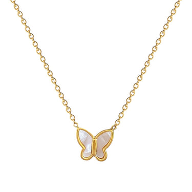 Carefree Butterfly Pendant | 18K Plated
