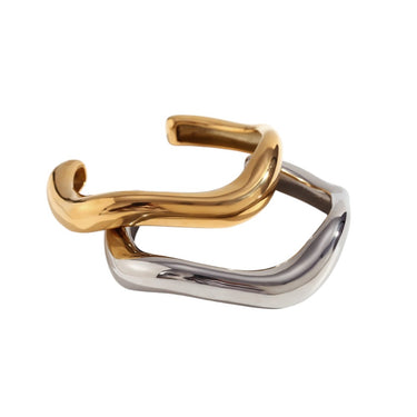 Dual Tide Cuff Bracelet (Set of 2)