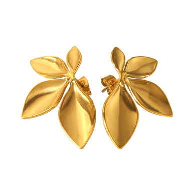 Floral Studs | 18K Plated