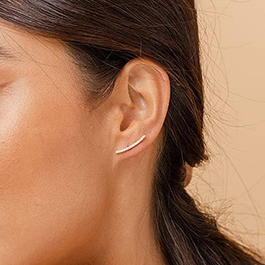 Pavina Arc Ear Crawlers | 14K Plated