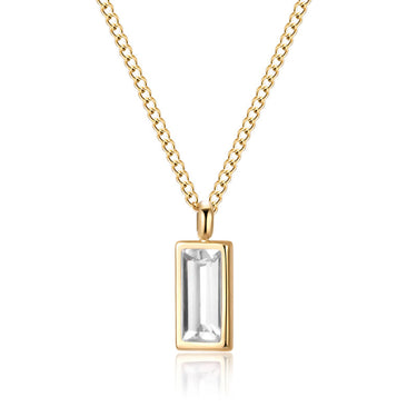 Glint Drop Pendant | 18K Plated