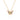 Violet Wing Butterfly Pendant Necklace | 18K Gold Plated