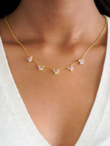 Tessa Butterfly Necklace | 18K Plated