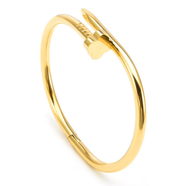 Kaila Clover Nail Bangle | 18K Plated