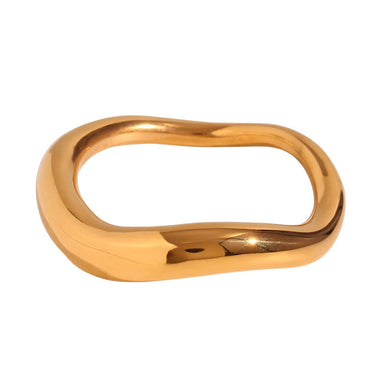 Gaze Wavy Ring | 18K Plated