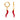 Picante Chilli Drop Earrings | 18K Gold Plated