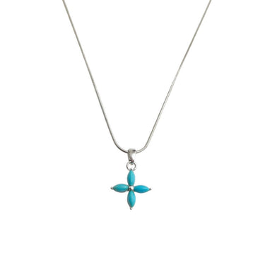 Bluebell Floral Pendant | Silver Plated