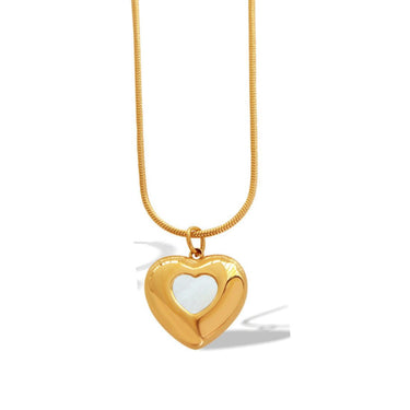 Love Max Heart Pendant | 18K Plated