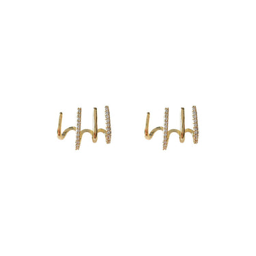 Quad Glow Hoops |14K Plated