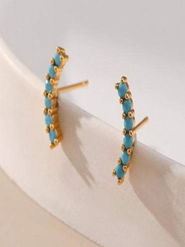 Taylor Arc Studs | 18K Plated