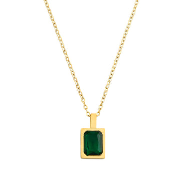 Mod Sparkle Pendant | 18K Plated