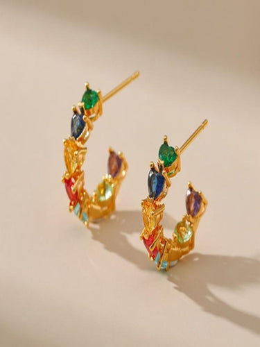 Poppins Half-Hoops | 18K Plated