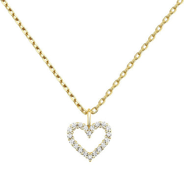 Eternity Heart Pendant | 14K Plated