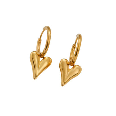 Swing of Love Heart Drops | 18K Plated