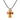 Zena Cross Multicolor Zircon Pendant Necklace with Black Cord | 18K Gold Plated