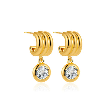 Jede Zircon Drops | 18K Plated