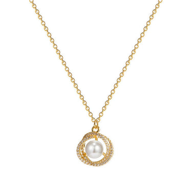 Dewdrop Pearl Pendant | 18K Plated