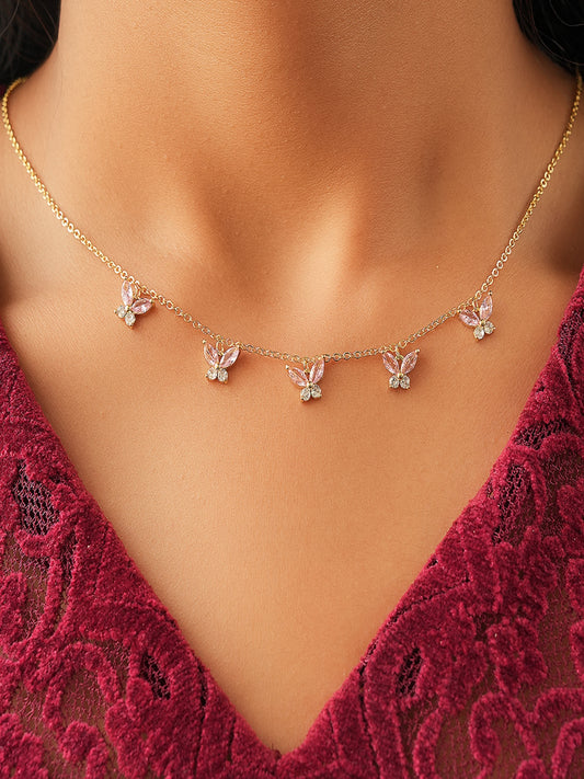 Tessa Butterfly Necklace | 18K Plated