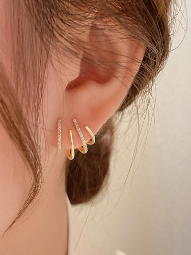 Quad Glow Hoops |14K Plated