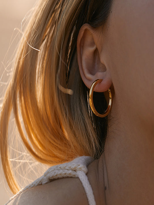 Everyday Hoops | 18K Plated